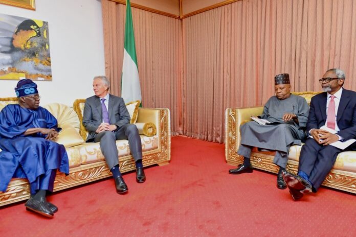 Ahead Of Swearing-In, Former British Prime Minister Tony Blair Visits Tinubu