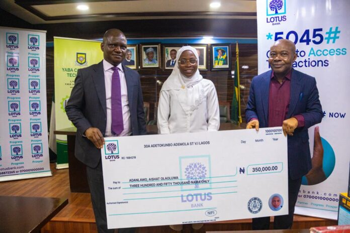 LOTUS Bank Supports Yaba College Of Technology With Donations, Renovations, Cash Prizes For Students