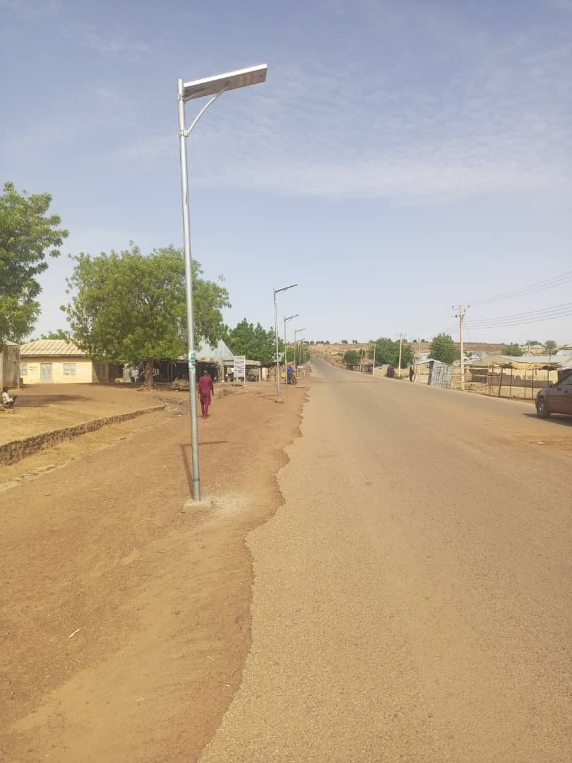 How Installation Of Street Lights Improved Security In Sokoto Community