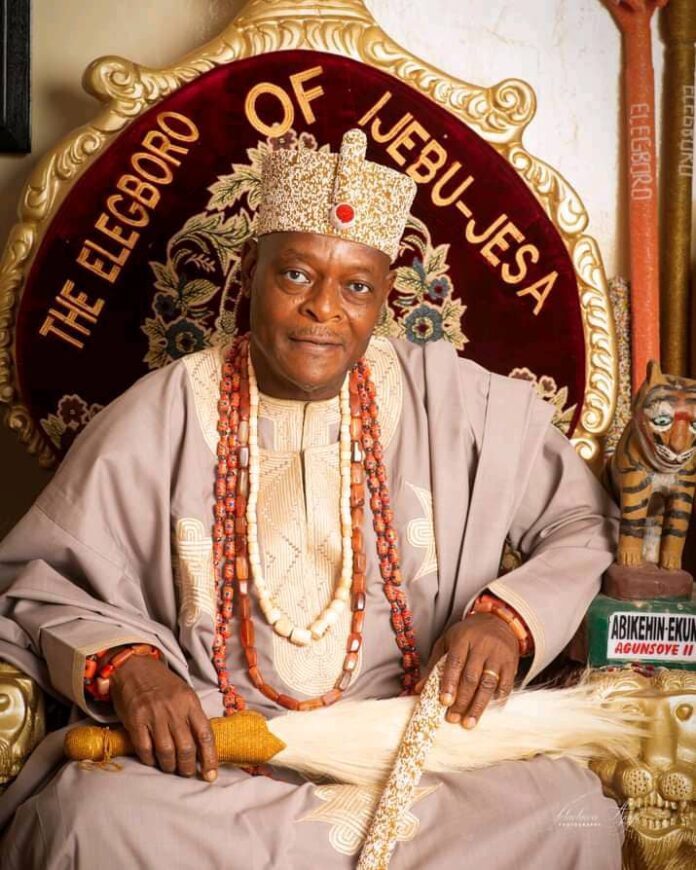 Oba Oluwafemi Agunsoye, Elegboro of Ijebu-Jesa(1)