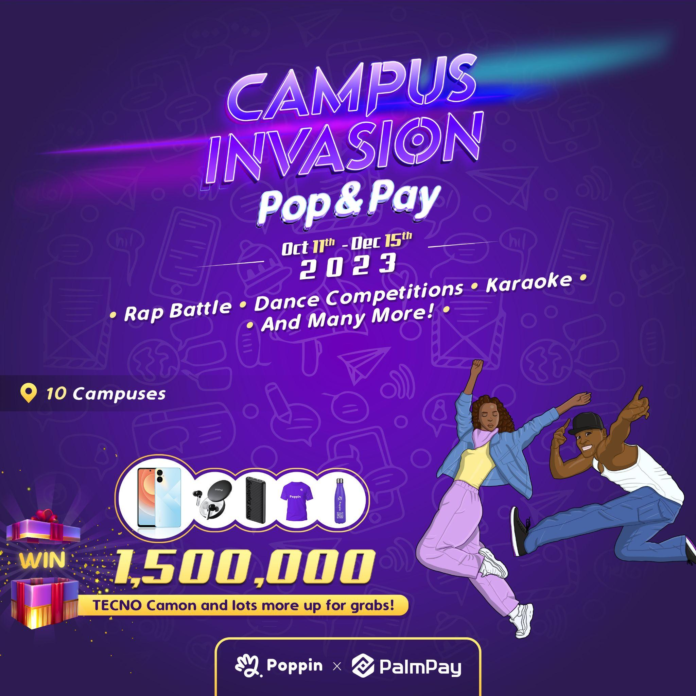 PalmPay Embarks on Campus Tour in Collaborative Initiative with First African Gen Z Avatar-centric Chat Platform, Poppin