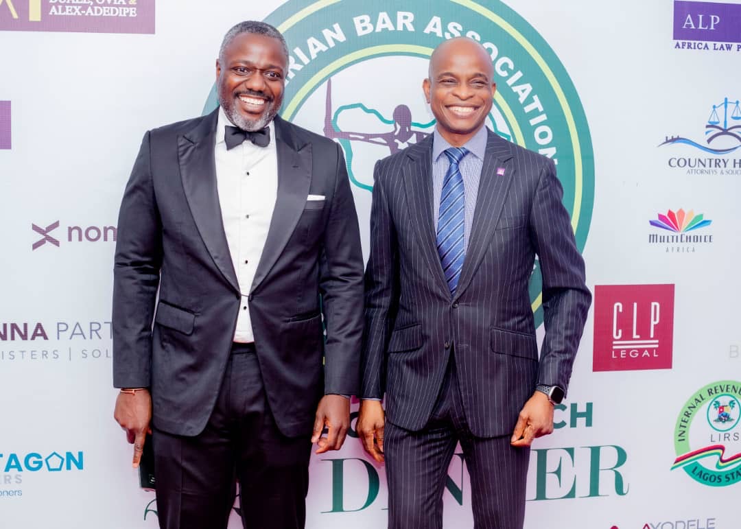 Photo caption:Polaris Bank CEO, Adekunle Sonola (right) with the Chairman of the NBA Lagos Dinner Committee, Adeleke Alex-Adedipe during the branch Annual Law Dinner event which held in Lagos at the weekend.