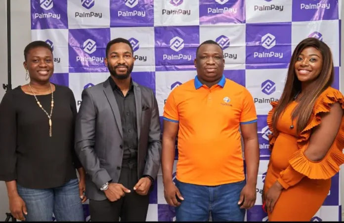 L-R Enitan Tanimowo, Public Relations Manager, PalmPay; Kevin Olumese, Senior Marketing Manager, PalmPay; Lazarus Ibeabuchi, Marketing Strategy and PR Manager, StarTimes; Uju Unigwe, Business Development Manager, PalmPay, at the unveiling of the partnership in Lagos.