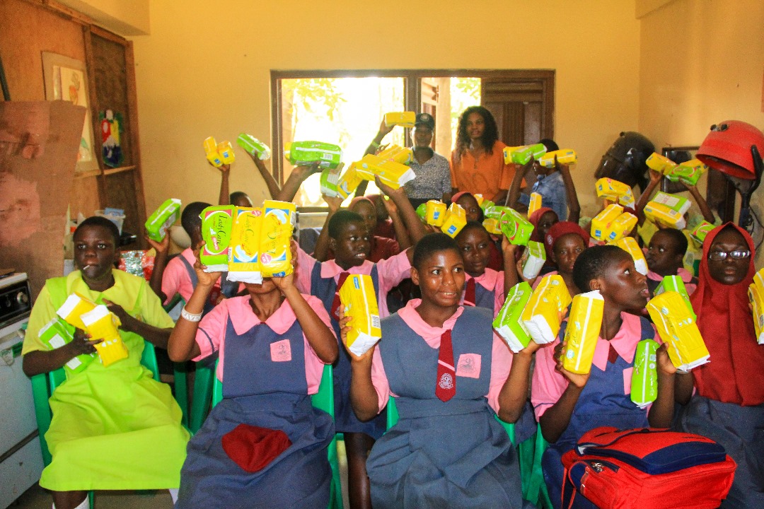 BO Foundation (BOFIM) Supports Girls with Disabilities with Sanitary Pads