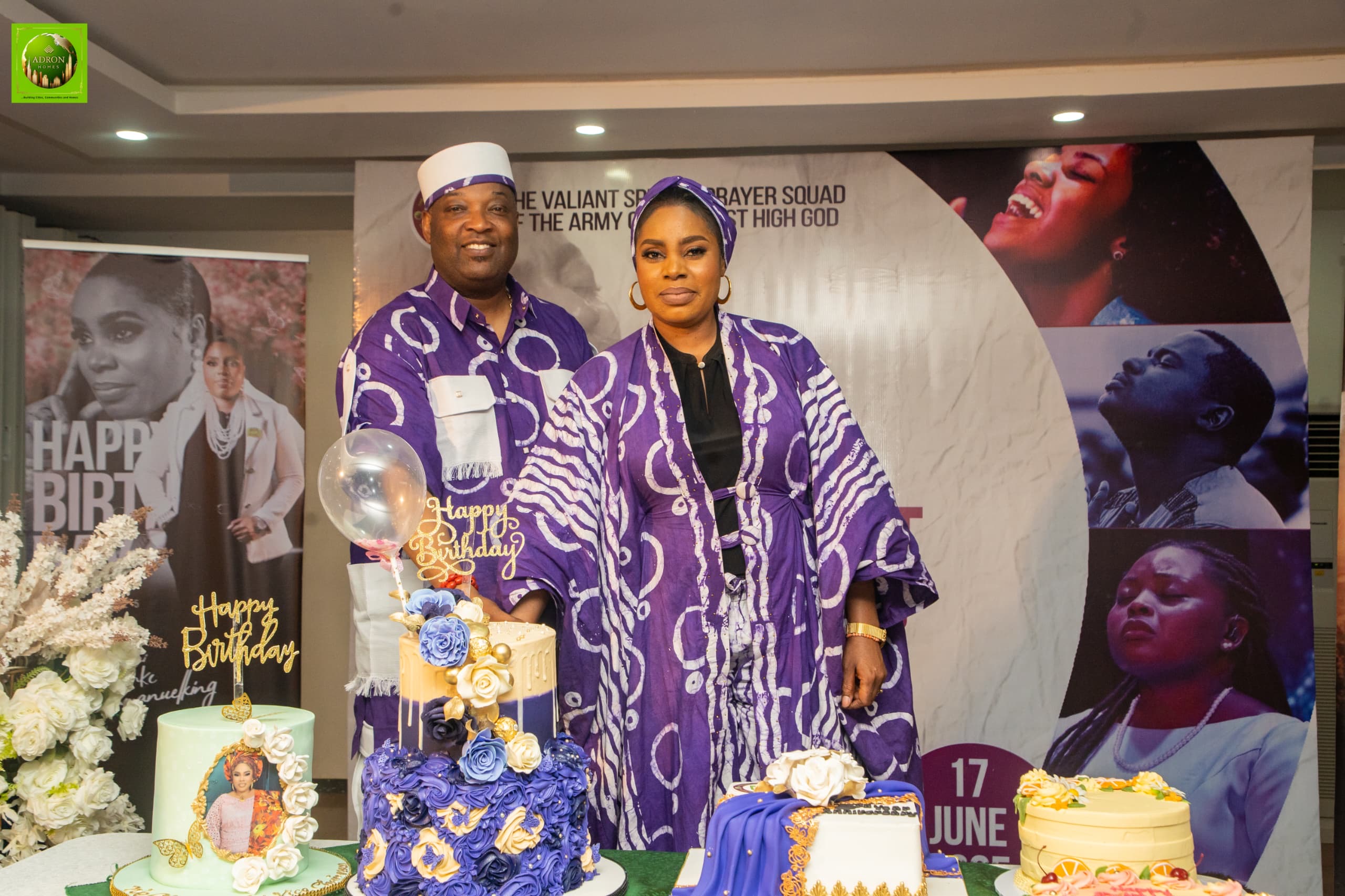 Olori Aderonke EmmanuelKing Honoured in Spirit-Filled Birthday Celebration as Valiant Special Prayer Squad Marks Third Anniversary