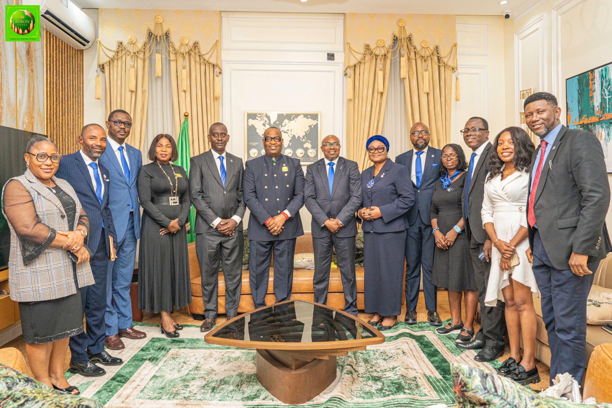 NIESV Lagos Chairman Leads Delegation to Adron Homes, Seeks Strategic Collaboration