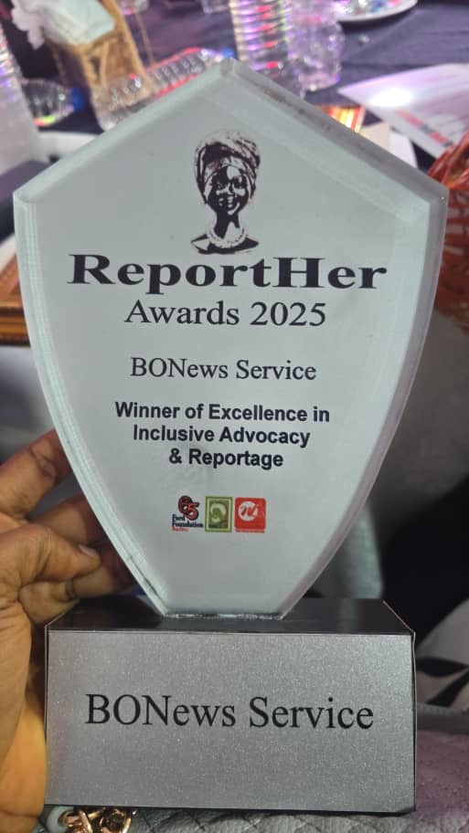 BONews Service wins Excellence in Inclusive Coverage and Reportage at ReportHer Awards 2025 