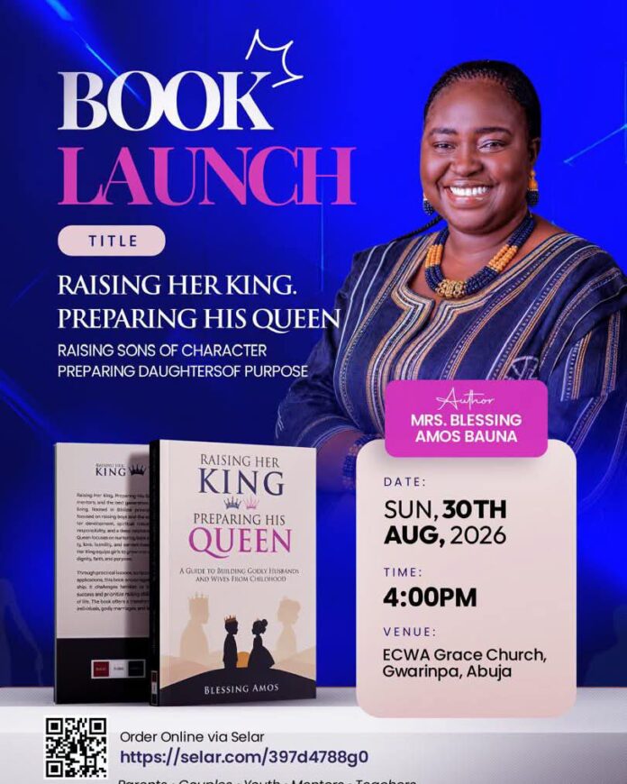 Parenting Advocate Blessing Amos Bauna Unveils New Book on Raising Godly Sons and Daughters